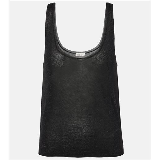 Saint Laurent top in lamã©