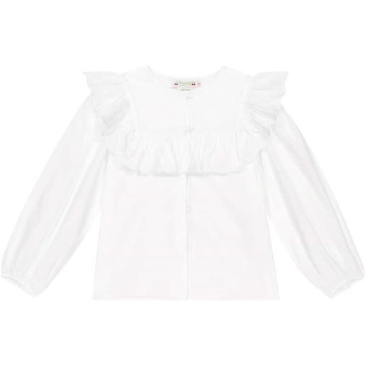 Bonpoint top di cotone con volant