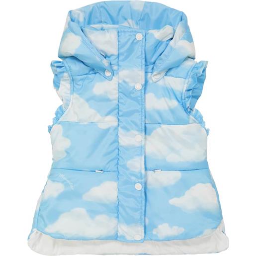 Monnalisa gilet imbottito con stampa