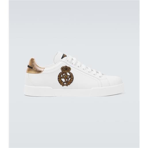 Dolce&Gabbana sneakers portofino in pelle