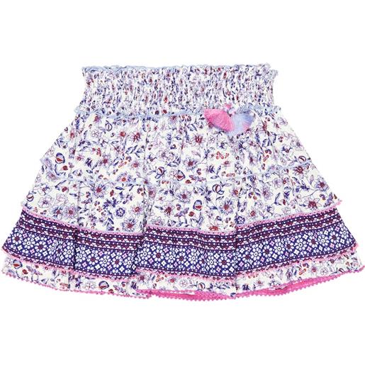 Poupette St Barth Kids minigonna ariel con stampa