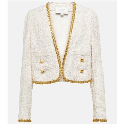 Giambattista Valli giacca cropped in tweed