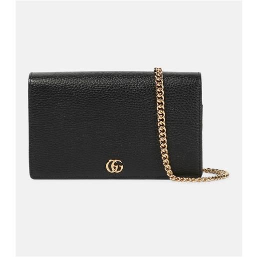 Gucci clutch portafoglio gg marmont in pelle