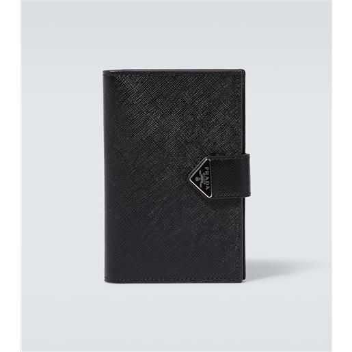 Prada portafoglio in pelle saffiano