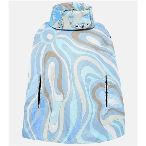 Pucci x fusalp - poncho marmo