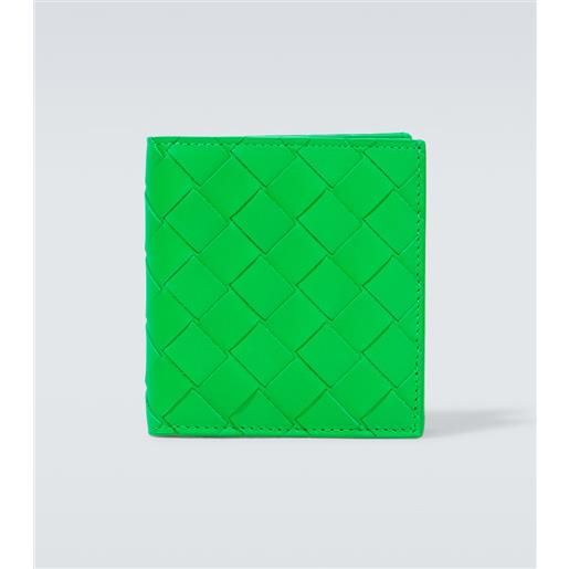 Bottega Veneta portafoglio in pelle intrecciato
