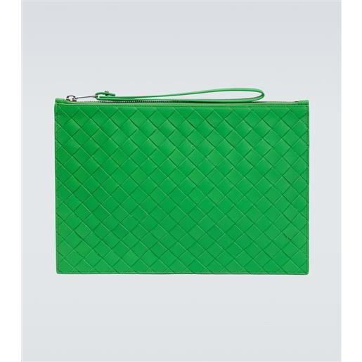 Bottega Veneta bustina in pelle intrecciato