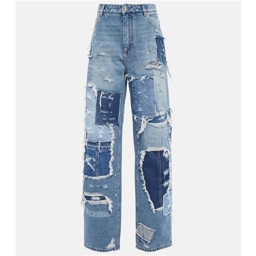 Dolce&Gabbana jeans a gamba larga patchwork