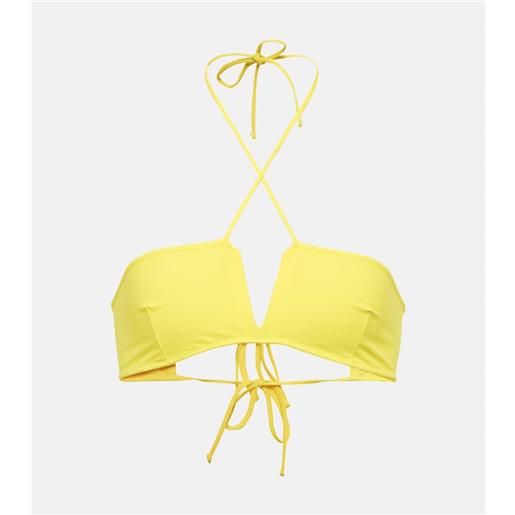 Nensi Dojaka top bikini con scollo allâamericana