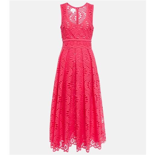 Giambattista Valli abito midi in macramã¨