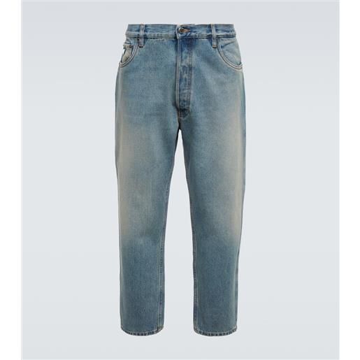 Prada jeans tapered distressed