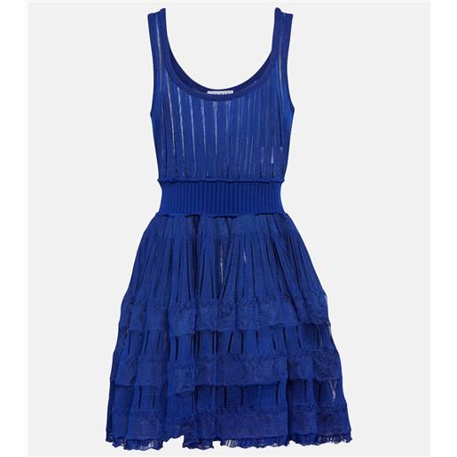 Alaia alaã¯a miniabito in misto lana