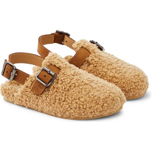 Il Gufo slippers in shearling sintetico
