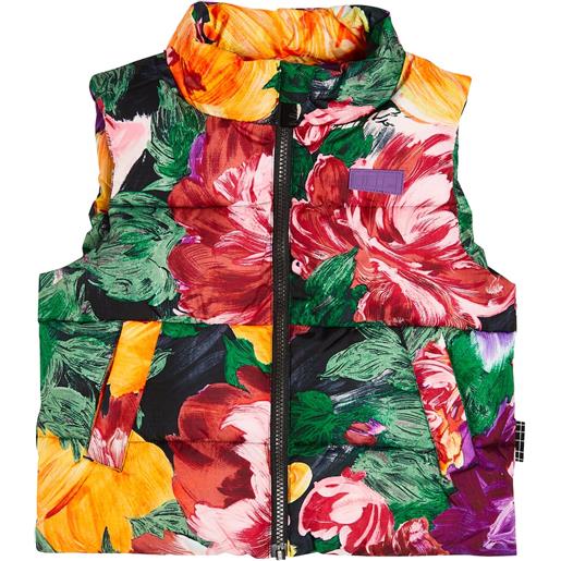 Molo gilet imbottito heike con stampa