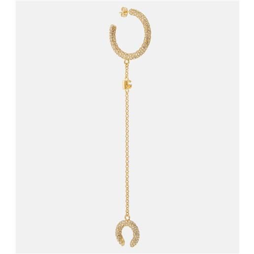 Dolce&Gabbana orecchino singolo con cristalli