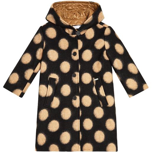 Monnalisa soprabito in misto lana a pois