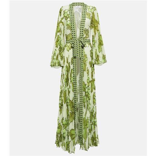 Etro copricostume in georgette con stampa