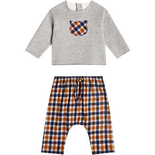 Il Gufo baby - top e pantaloni in cotone