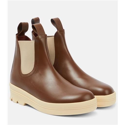 Loro Piana stivaletti chelsea lakeside in pelle