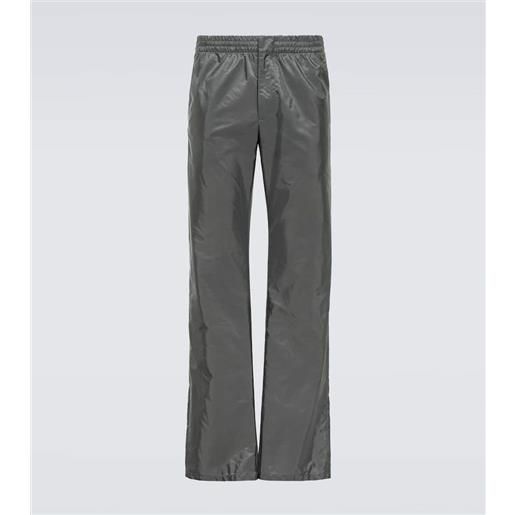 Prada pantaloni regular in re-nylon
