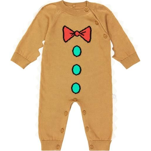 Stella McCartney Kids baby - tutina in cotone con intarsio