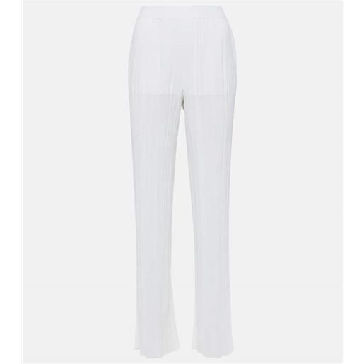 Stella McCartney pantaloni regular in maglia