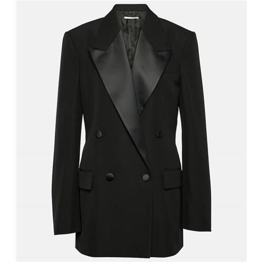 Stella McCartney blazer da smoking doppiopetto in lana