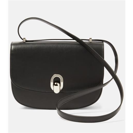 Savette borsa a spalla tondo 22 in pelle