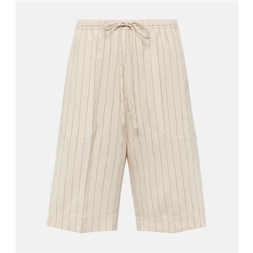 Toteme shorts in twill a righe