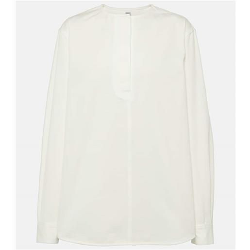 Toteme blusa in twill di cotone