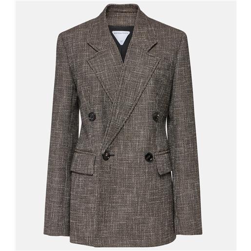 Bottega Veneta blazer doppiopetto in misto lana