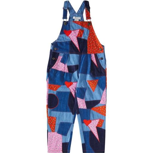 Stella McCartney Kids salopette in cotone con stampa