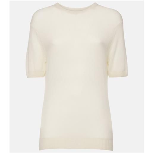 Khaite top pierre in misto cashmere