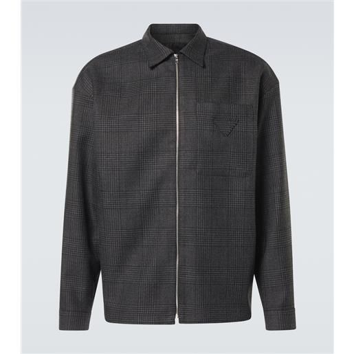 Prada giacca blouson in lana vergine