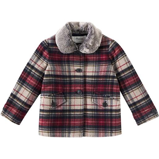Bonpoint cappotto gigliola in tweed di misto lana
