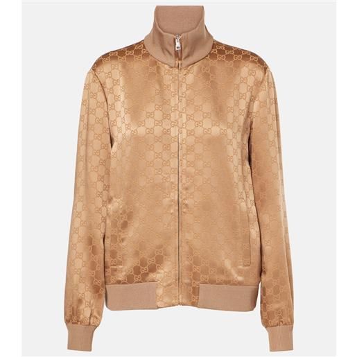 Gucci blouson gg in raso jacquard