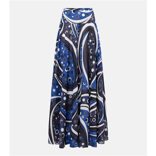 Pucci gonna lunga in mussola di cotone