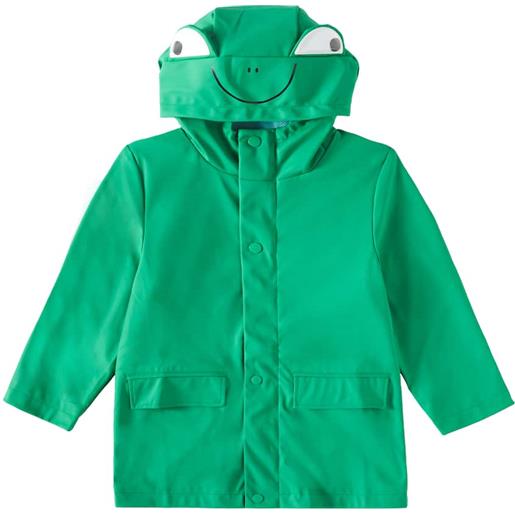 Stella McCartney Kids impermeabile frog in tessuto tecnico