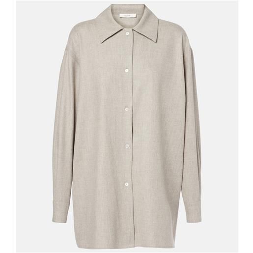 The Row camicia komako in lana e cashmere