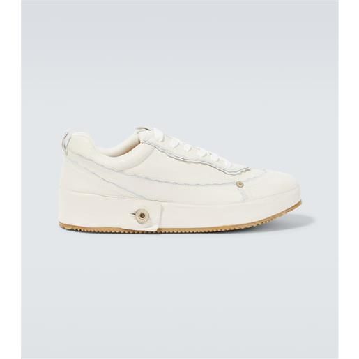 Loewe sneakers deconstructed in pelle