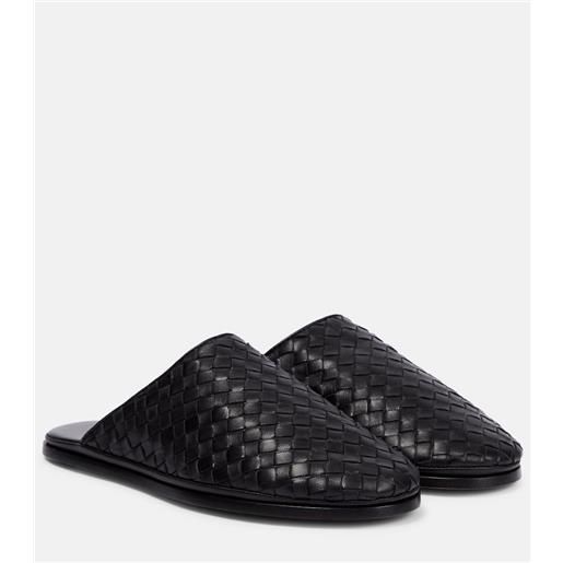 Bottega Veneta slippers intrecciato in pelle