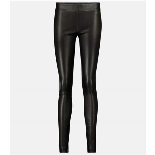 The Row leggings moto in pelle