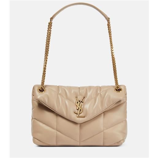 Saint Laurent borsa a spalla puffer small in pelle