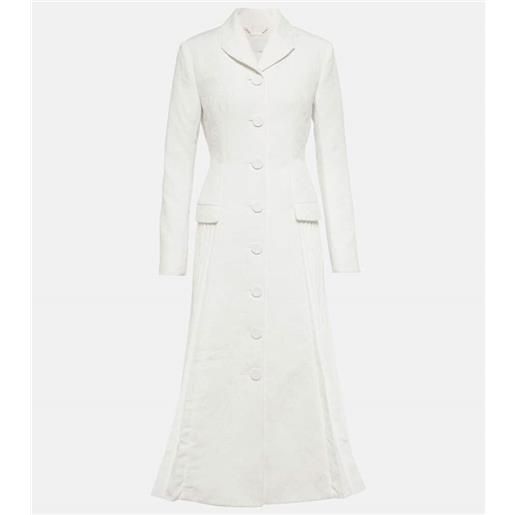 Erdem bridal - cappotto calla in cloqué
