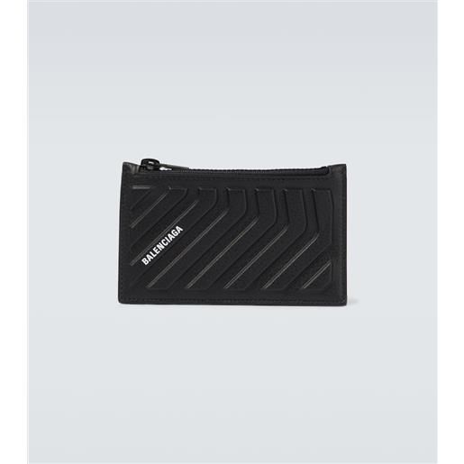 Balenciaga portafoglio car in pelle fiore