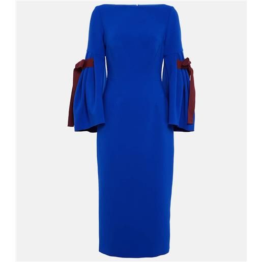 Roksanda abito midi calispi in crãªpe