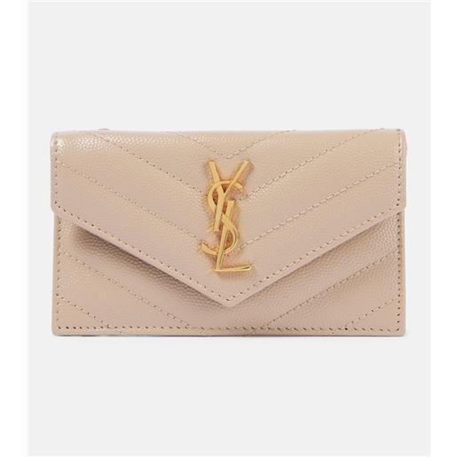 Saint Laurent portafoglio cassandre in pelle