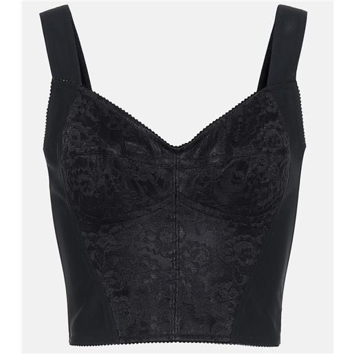 Dolce&Gabbana bustier in jacquard