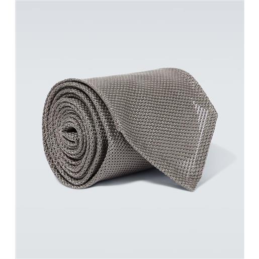 Thom Sweeney cravatta in seta