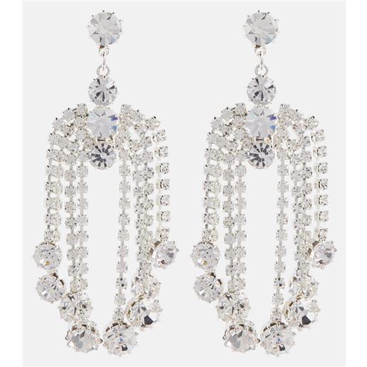 Magda Butrym orecchini pendenti con cristalli